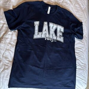 Bella Canvas Navy Graphic Tee